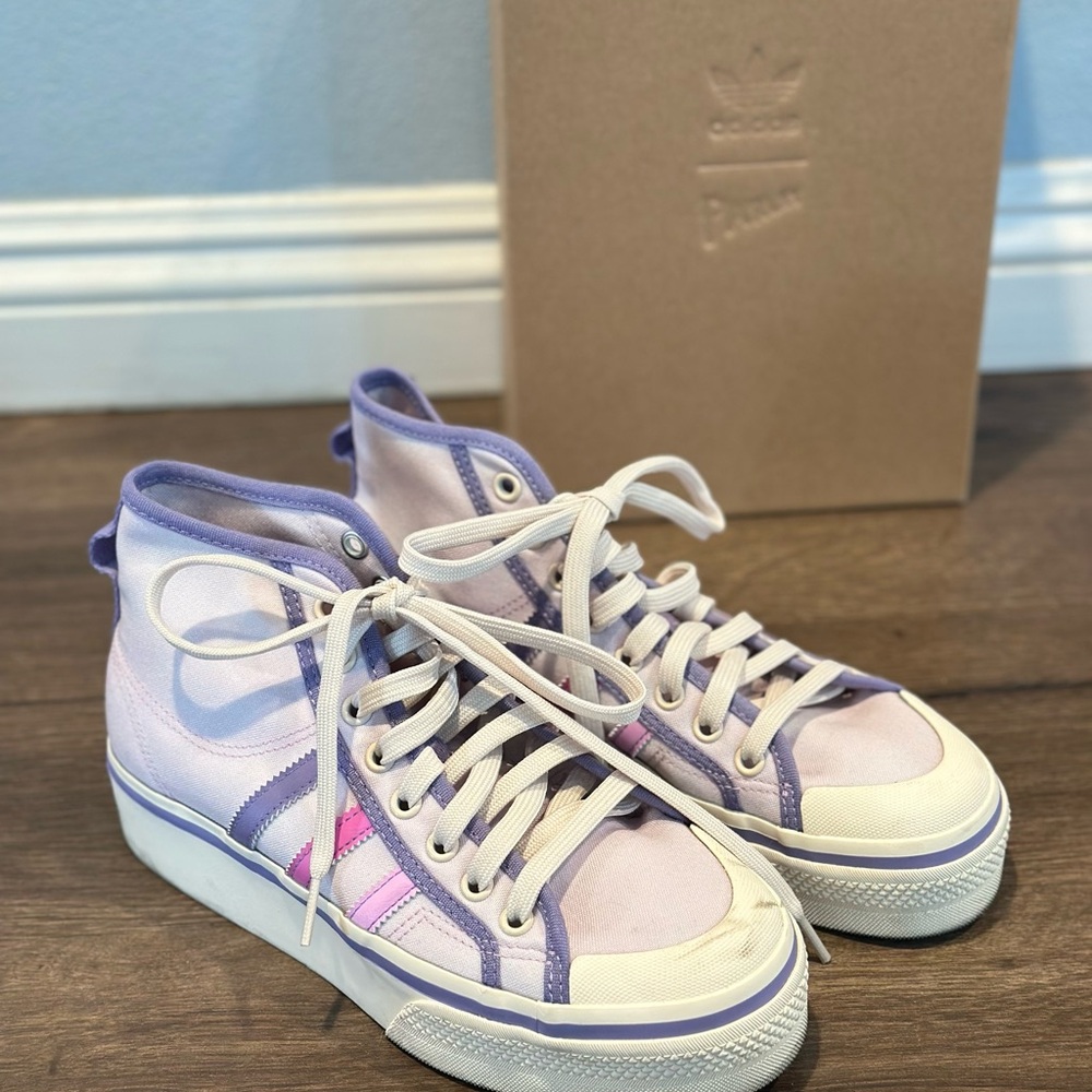 Adidas Nizza Platform Mid Originals Lavander